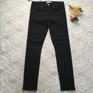 Loft Women's Stretch Black Skinny Jeans Size 27/4
